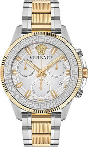 Versace Greca Action Chronograph Two-Tone Men's Watch  VE3J00522 - Kiwi Watches
