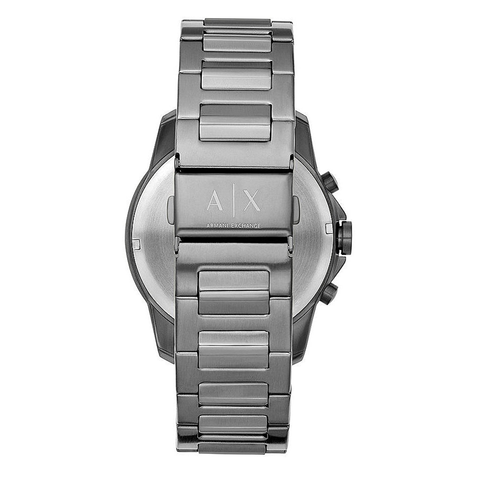Armani Exchange Chronograph Gunmetal Stainless Steel Men's Watch AX1731 - Kiwi Watches #3