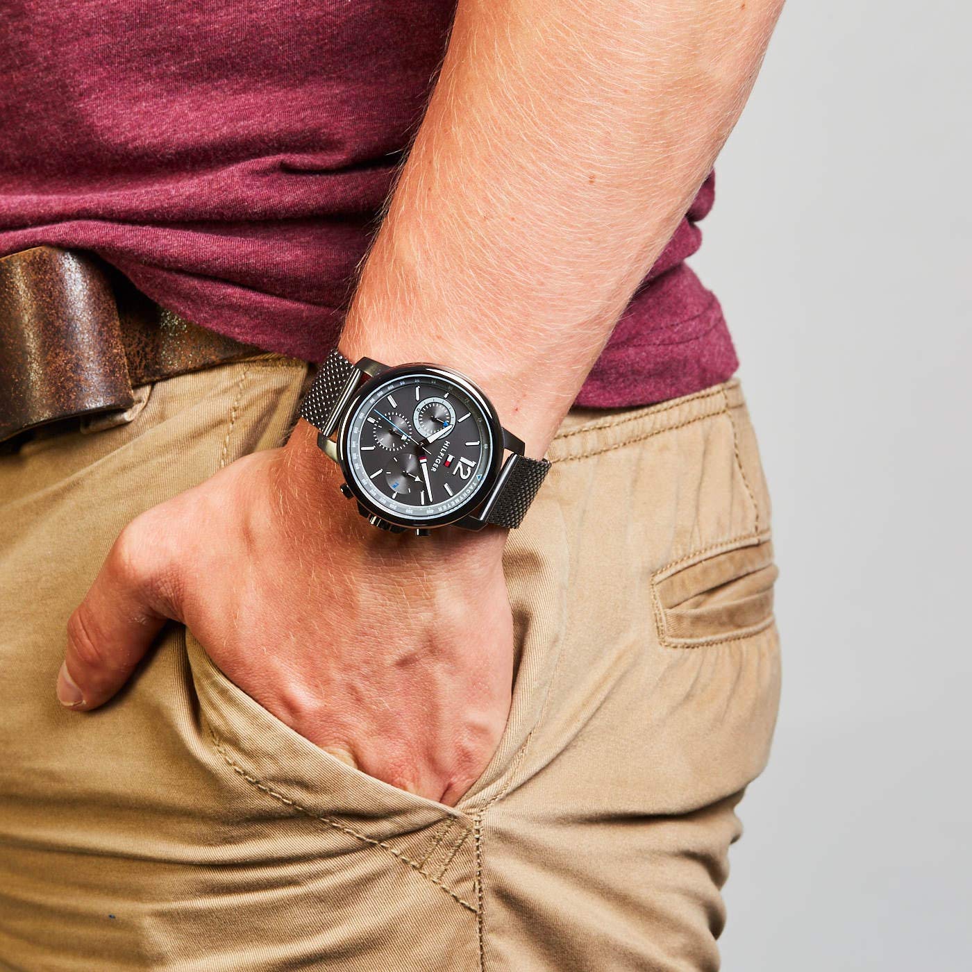 Tommy Hilfiger Chronograph Grey Dial Men's Watch 1791530