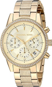 Michael Kors Ritz Chronograph Gold Tone Women's Watch  MK6597 - Kiwi Watches