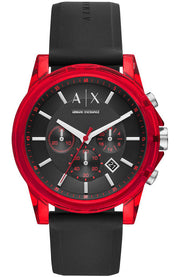 Outerbanks Red Silicon Strap Men's Watch  AX1338 - Kiwi Watches