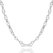 Big Daddy 8MM Silver Steel Mariner Link Chain