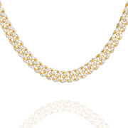 Big Daddy 8MM Iced Out Gold Cuban Link Chain