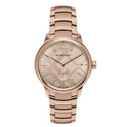 Burberry Women’s Swiss Made Quartz Stainless Steel Rose Gold Dial Women's Watch  BU10116 - Kiwi Watches