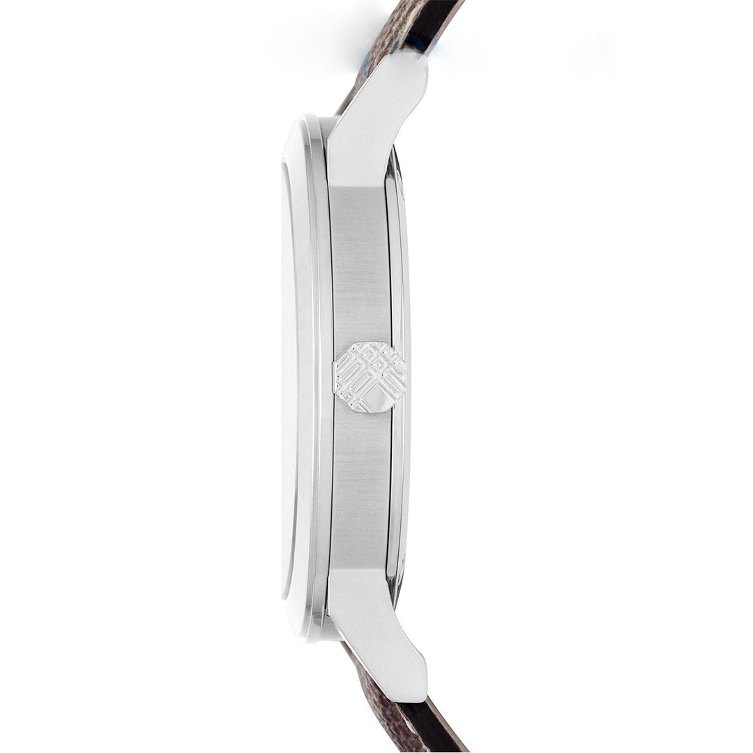 Burberry Brown Dial Brown Chequered Leather Strap Watch For Unisex Unisex Watch BU9029 - Kiwi Watches #3