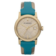 Burberry Ladies Blue Leather Strap Women's Watch  BU9112 - Kiwi Watches