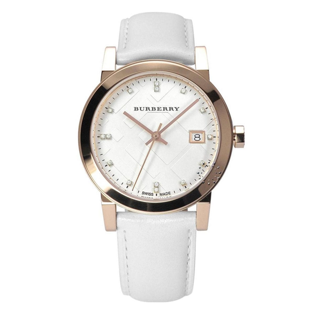 Burberry Ladies The City Leather Diamond Women's Watch  BU9130 - Kiwi Watches