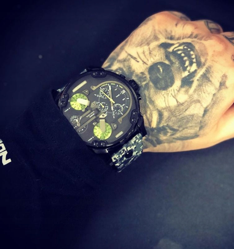 Diesel Big Daddy Camouflage Strap Men's Watch DZ7311