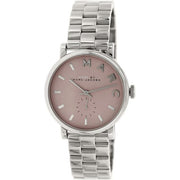 Marc Jacobs Baker Pink Dial Silver-Tone 36mm Ladies Watch MBM3280 - Kiwi Watches