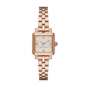 Marc Jacobs Vic Silver Dial Rose Gold-tone Ladies Watch MJ3530