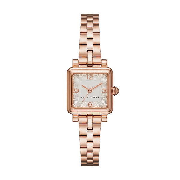 Marc Jacobs Vic Silver Dial Rose Gold-tone Ladies Watch MJ3530