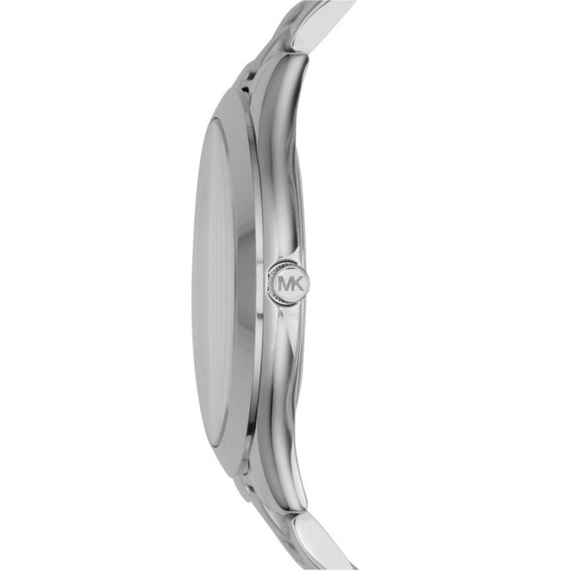 Michael Kors Silver Slim Runway Pink Dial Women's Watch MK3380 - Kiwi Watches #2