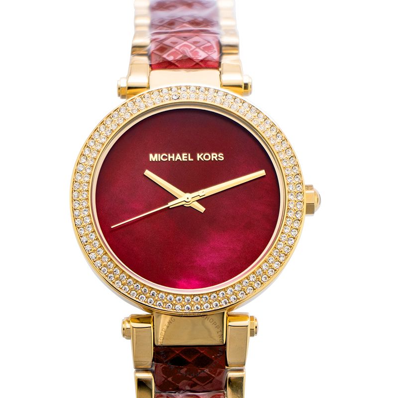 Michael Kors Parker Red Women's Watch MK6427