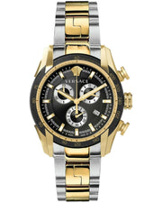 Versace V-Ray Chronograph Two-Tone Men's Watch  VE2I00421 - Kiwi Watches