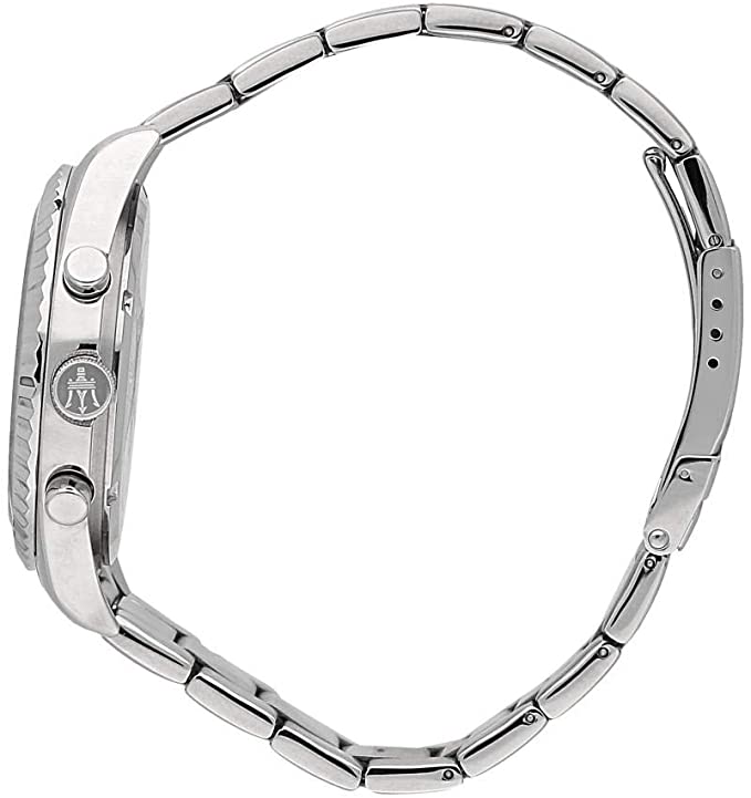 Maserati Silver Stainless-Steel Quartz Men's Watch R8853100018