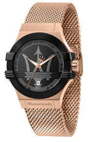 Maserati Potenza Rose Gold Mesh Bracelet   R8853108009 - Kiwi Watches
