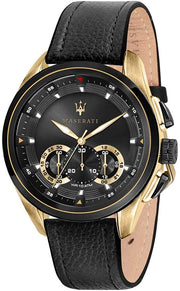 Maserati Black Leather Men's Watch R8871612033