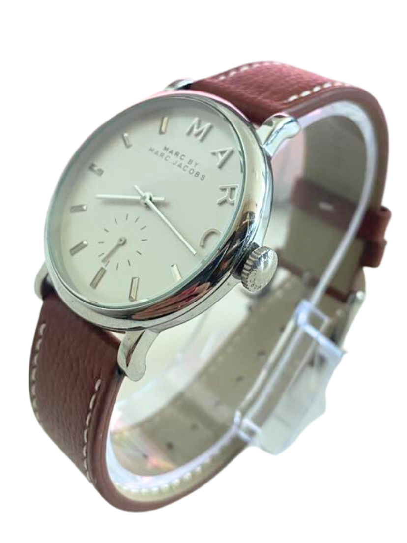 Marc Jacobs Baker Leather Strap 36mm Ladies Watch MBM1265