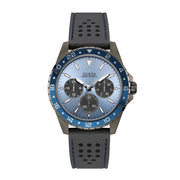 Guess Men’s Quartz Silicone Strap Blue Dial Men's Watch  W1108G6 - Kiwi Watches