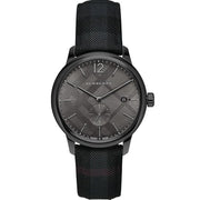Burberry Men’s Swiss Made Leather Strap Black Dial Men's Watch  BU10010 - Kiwi Watches