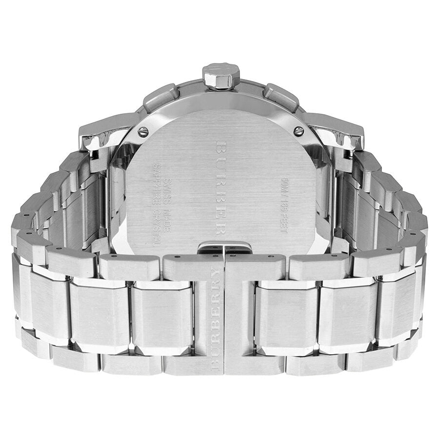 Burberry Black Dial Chronograph Stainless Steel Men's Watch BU9351 - BigDaddy Watches #3