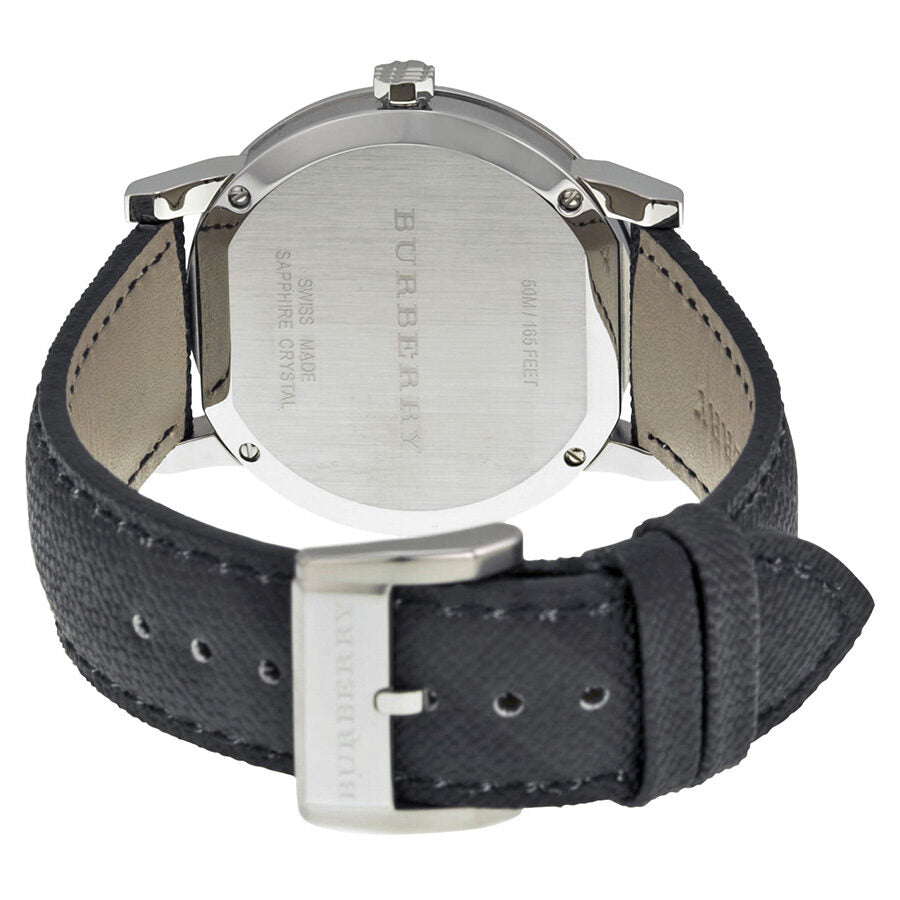 Burberry Grey Dial Black Polyvinyl Strap Men's Watch BU9030 - BigDaddy Watches #3