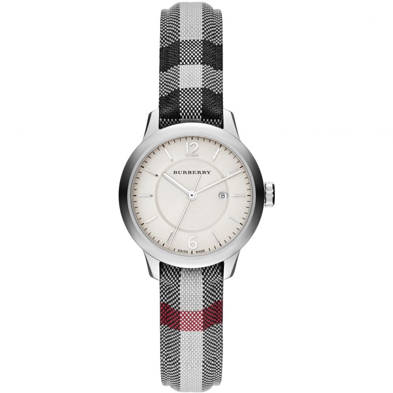 Burberry Ladies Watch The Classic Horseferry Silver Women's Watch  BU10103 - Kiwi Watches