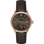 Burberry The Classic Leather Strap Brown Dial Men's Watch BU10012
