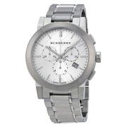 Burberry Silver Dial Chronograph Stainless Steel Men's Watch BU9350 - BigDaddy Watches