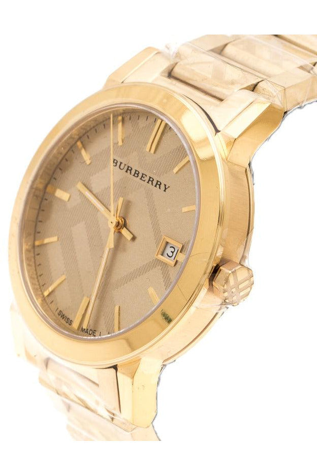 Burberry Men’s Swiss Made Stainless Steel Gold Dial Men's Watch BU9038 - Kiwi Watches #2
