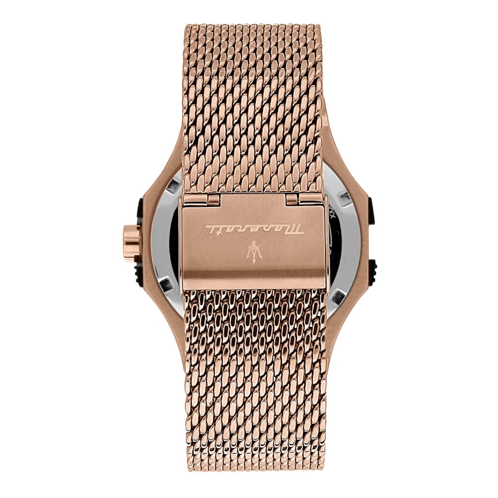 Maserati Potenza Rose Gold Mesh Bracelet  R8853108009 - Kiwi Watches #3