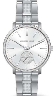 Michael Kors Jaryn Pave Silver Tone Women's Watch  MK3600 - Kiwi Watches