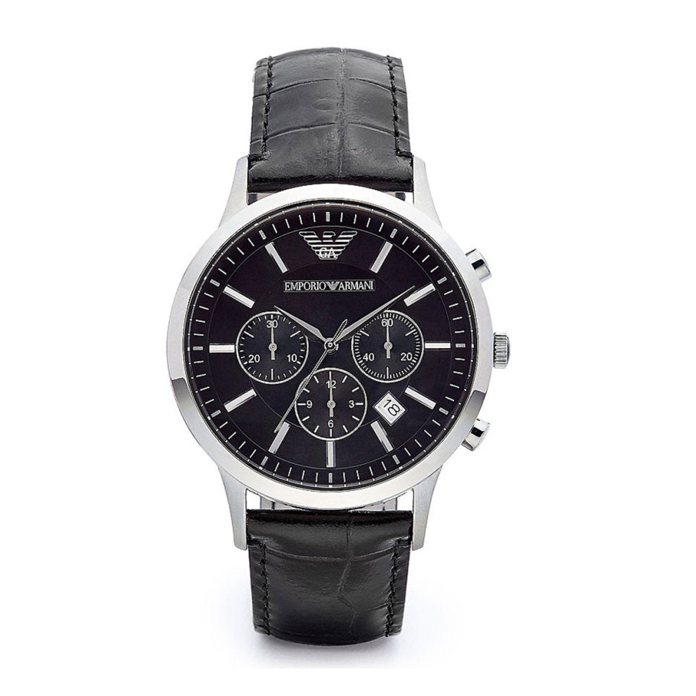Emporio Armani Chronograph Black Dial Men's Watch AR2447
