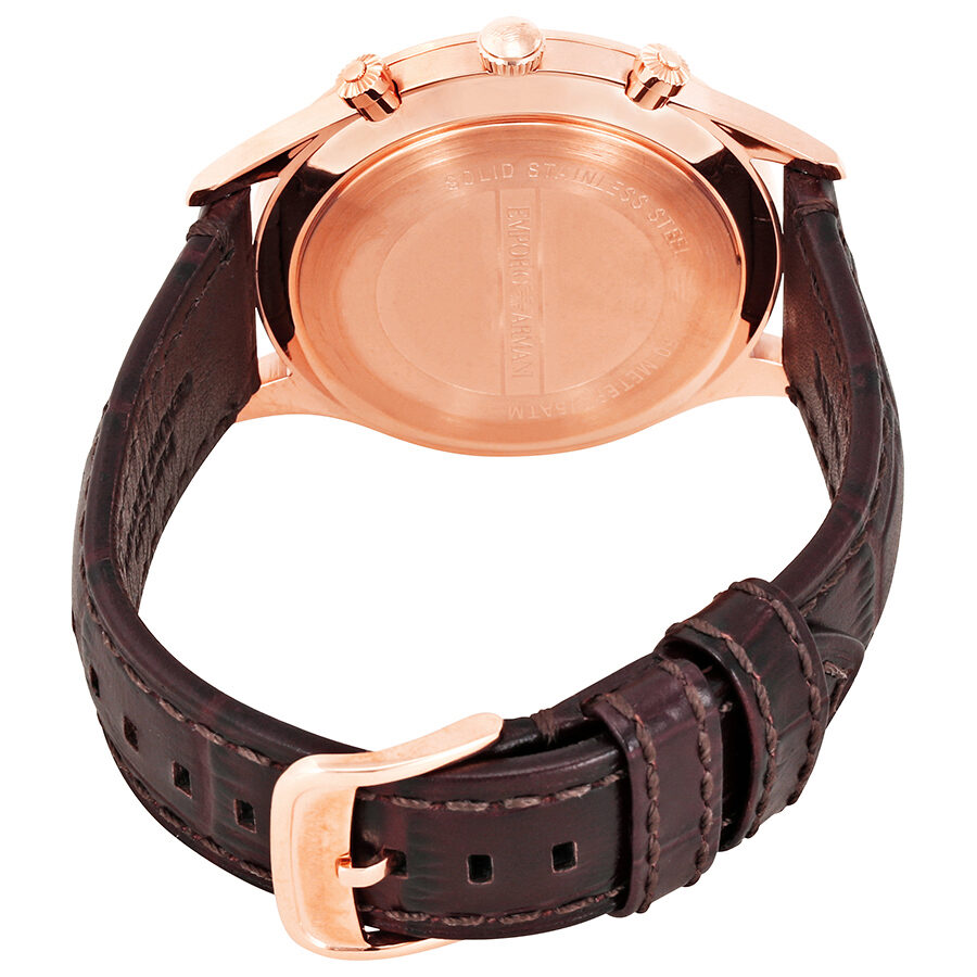 Emporio Armani Classic Chronograph Burgundy Dial Men's Watch AR1890 - BigDaddy Watches #3