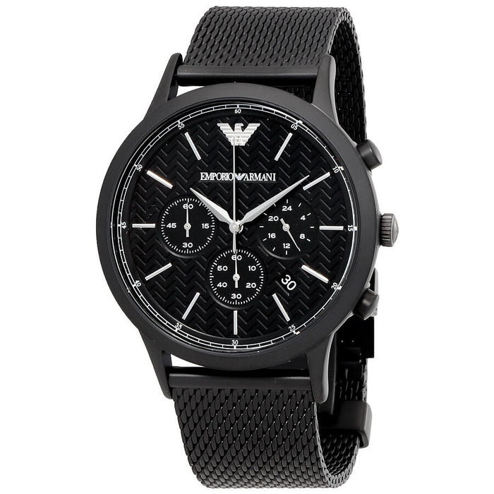 Emporio Armani Renato Chronograph Black Dial Men's Watch AR2498