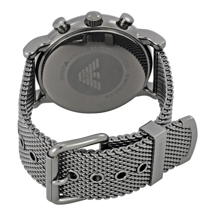 Emporio Armani Classic Gunmetal Chronograph Dial Men's Watch AR1979