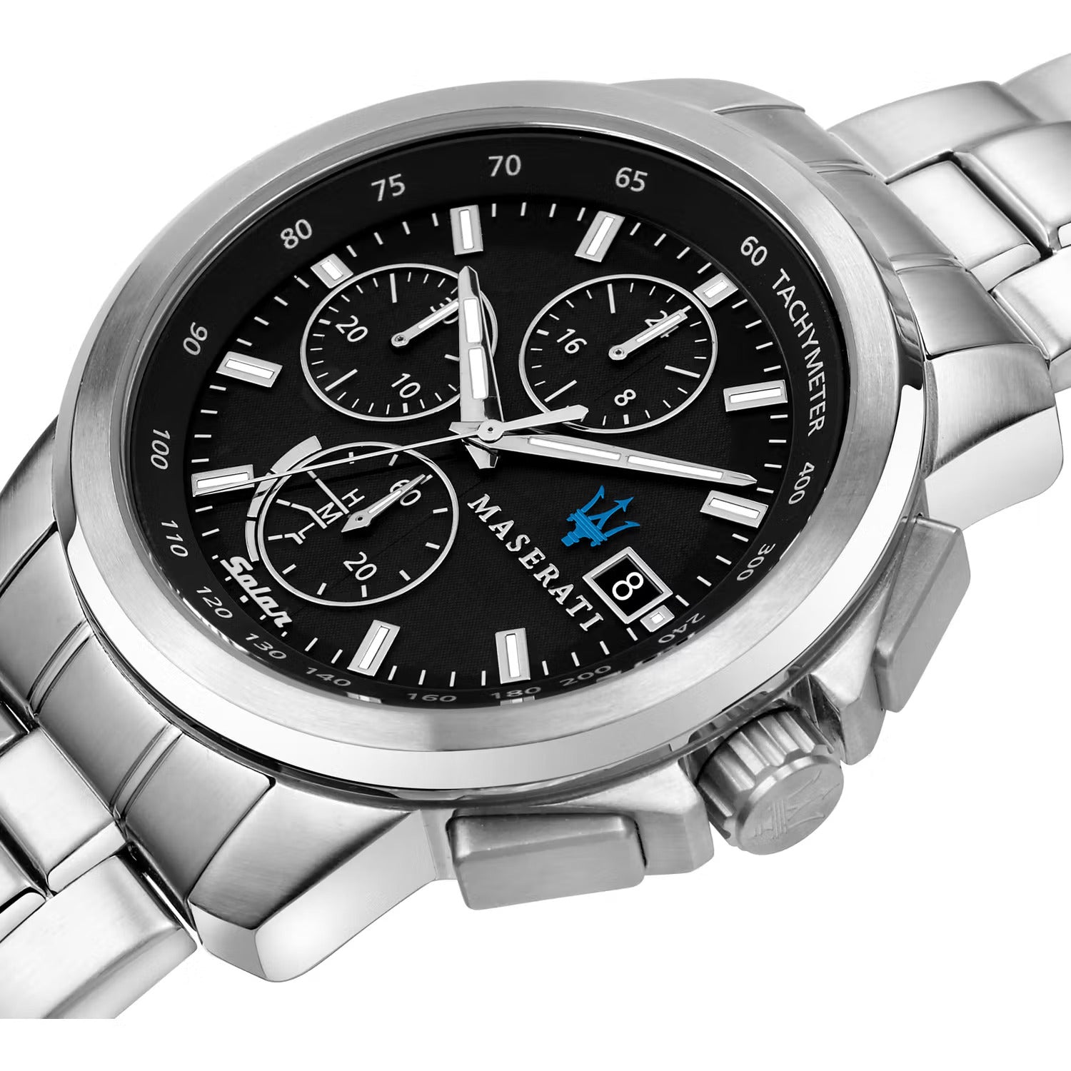 Maserati Successo Silver Chronograph R8873645003 - Kiwi Watches #2