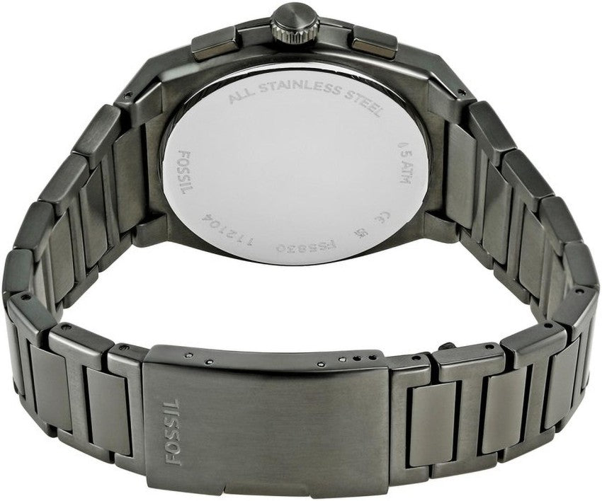 Fossil Everett Chronograph Quartz Grey Dial Men's Watch FS5830
