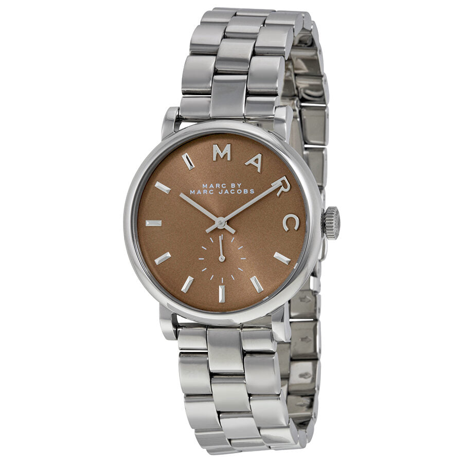 Marc by Marc Jacobs Baker Brown Dial Stainless Steel Ladies Watch MBM3329 - BigDaddy Watches