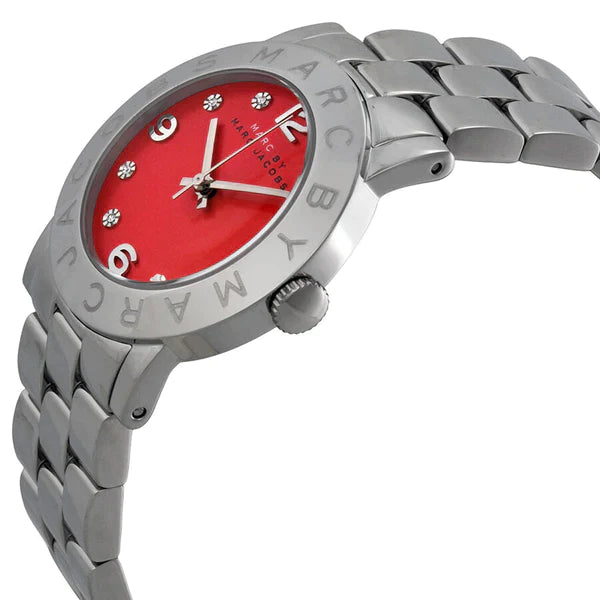 Marc By Marc Jacobs Amy Red Women's Steel Classic Watch MBM3333