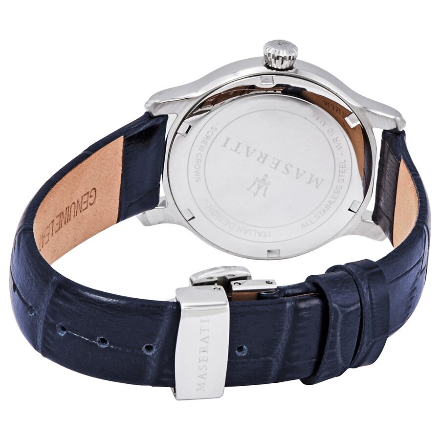 Maserati Epoca Blue Dial Blue Leather Ladies Watch R8851118502 - BigDaddy Watches #3