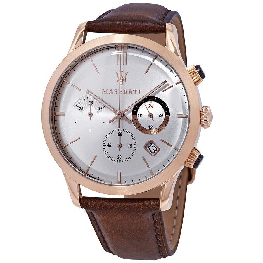 Maserati Ricordo Chronograph Silver Dial Men's Watch R8871633002 - BigDaddy Watches