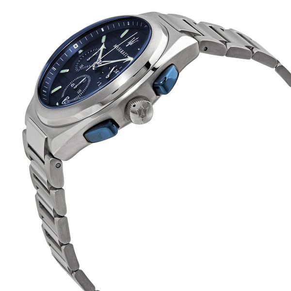 Maserati Triconic Chronograph Quartz Blue Dial Men's Watch R8873639001