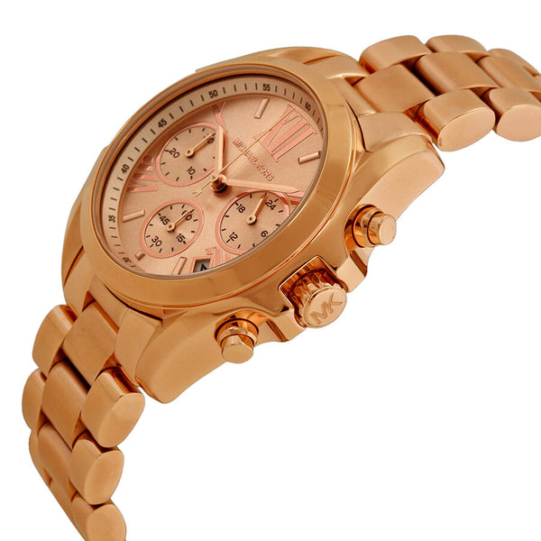 Michael Kors Bradshaw Chronograph Rose Dial Watch MK5799