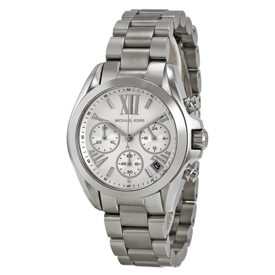 Michael Bradshaw Chronograph Silver Dial Ladies Watch MK6174 Water resistance: 100 meters / 330 feet Movement: Quartz