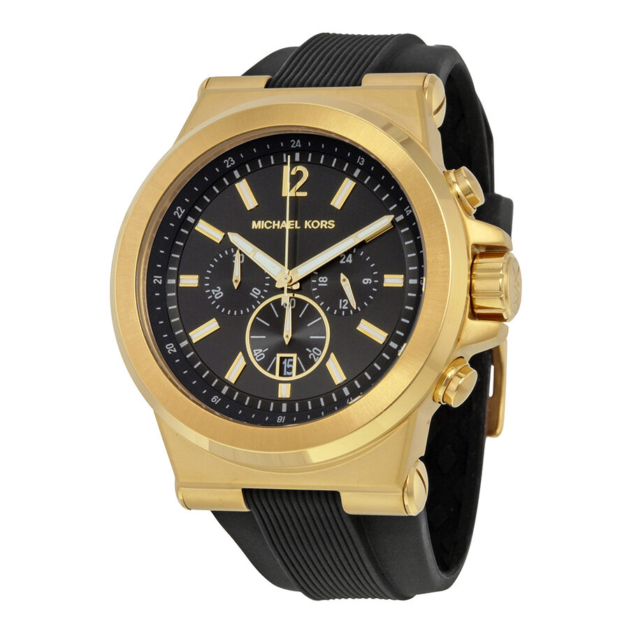 Michael Kors Dylan  Chronograph Black Dial Men's Watch MK8445 - BigDaddy Watches