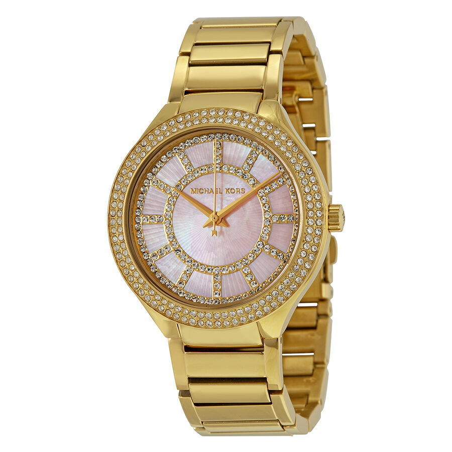 Michael Kors Kerry Mother of Pearl Dial Ladies Watch MK3396 - BigDaddy Watches