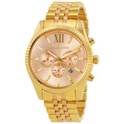 Michael Kors Lexington Rose Gold-tone Dial Ladies Chronograph Watch MK6473 - BigDaddy Watches