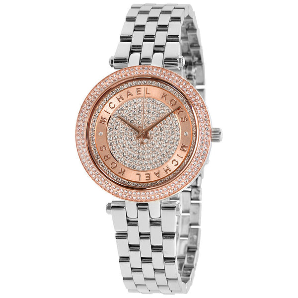 Michael Kors Darci Pave Dial Two-Tone Ladies Watch MK3446