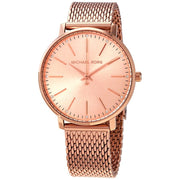 Michael Kors Pyper Quartz Crystal Rose Gold Dial Ladies Watch MK4340 - BigDaddy Watches